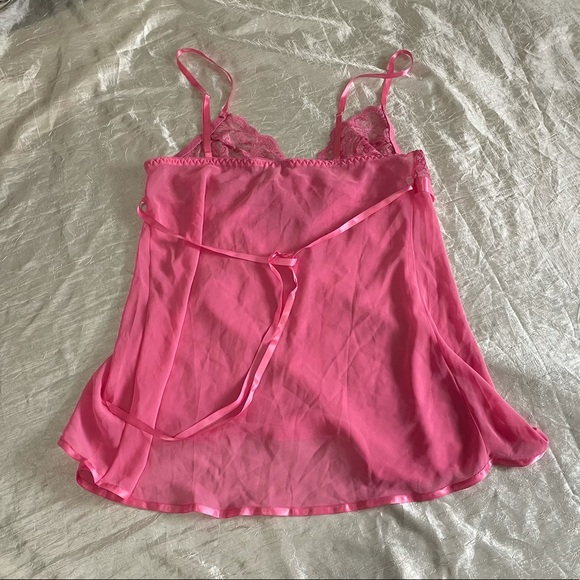 Bubblegum pink lingerie cami top - Picture 8 of 12